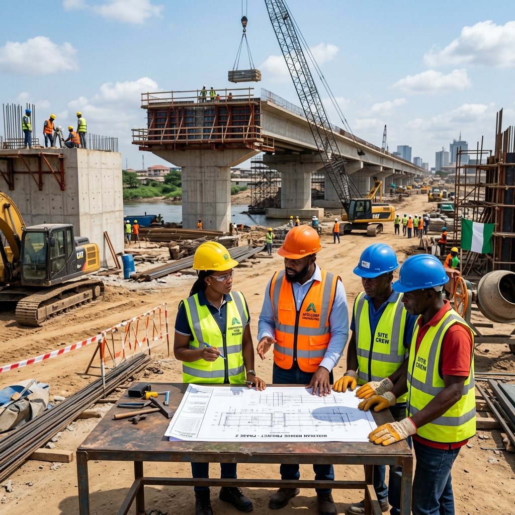 Nigerian Civil Construction Team